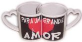 Caneca Dupla Coração