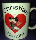 Caneca Porcelana Amor